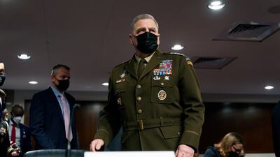 The Pentagon said Gen Mark Milley has been fully vaccinated and has also received a booster. AP