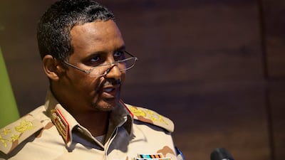 Gen Mohamed Dagalo, commander of Sudan's Rapid Support Forces. Reuters