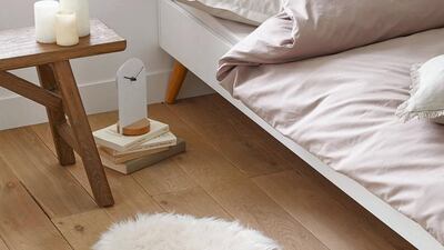 A sheepskin rug from Ebarza.