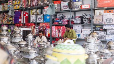 Traders at the popular market paid thousands if not millions of dirhams to rebuild their shops and also lost millions in destroyed stock. Reem Mohammed / The National