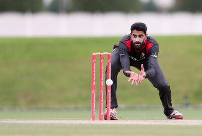 Ahmed Raza assumed the UAE captaincy in 2019. Chris Whiteoak / The National