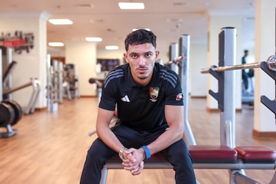 Mohamed Touizi turned professional three years ago to continue his combat sports journey full time. Victor Besa / The National