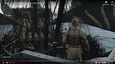 Is this the Golden Company sailing into Westeros? Screen grab / HBO