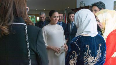 Guests at the reception included influential Moroccan women, young entrepreneurs and disabled athletes. AP