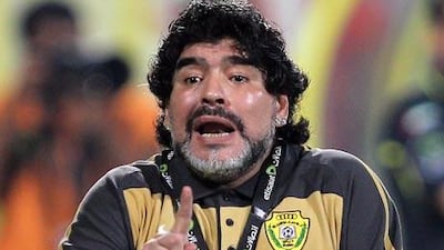 Maradona has been touched by the support he has received, strengthening his feelings regarding the Dubai club.