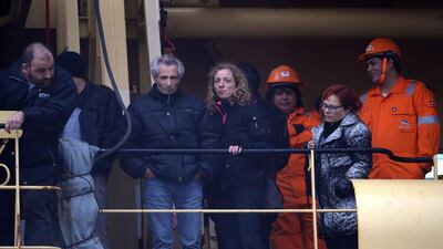 Rescuers battled in the dark to save hundreds of passengers still trapped on a burning Italian ferry adrift off Albania in the early hours of December 29, as coastguards reported one man had died in the high-seas drama. Filippo Monteforte / AFP