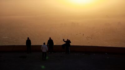 The sun rises over Damascus days after rebels seized the capital and ousted Bashar Al Assad in Damascus, Syria, December 12. Reuters