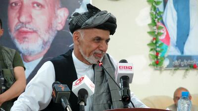 Ashraf Ghani during the election campaign in Kandahar, Afghanistan on June 6, 2014. Muhammad Sadiq / EPA