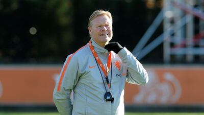Ronald Koeman has been the Netherlands national team manager since February 2018. Reuters
