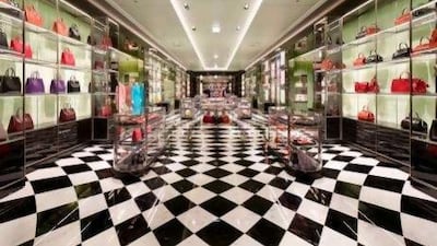 The Prada store at Mall of the Emirates.