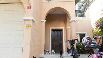 The exterior of the home