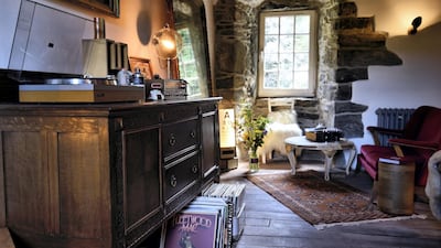 A cosy corner to listen to music in, or read a book in, perhaps. Courtesy Kilmartin Castle