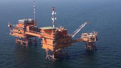 A Taqa platform off the Dutch coast. The company's North Sea acquisition should be completed in the third quarter of this year.