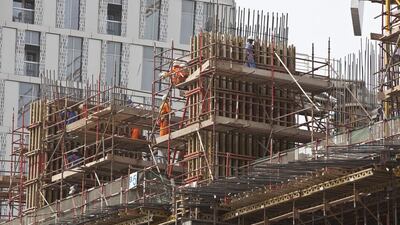 The UAE economy has continued to make gains even though the important real estate sector has slowed. Antonie Robertson / The National