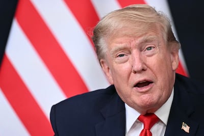 US President Donald Trump has assured leaders that Tehran will not have a nuclear weapon. AFP