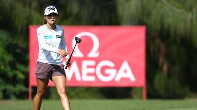 Lydia Ko during Day 1 in Dubai. Getty