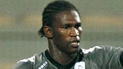 Al Dhafra forward Makhete Diop.