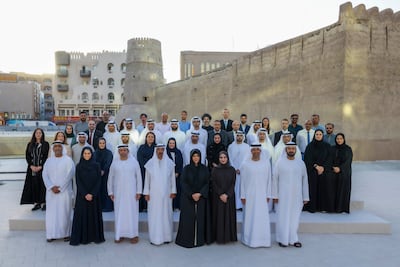 Sheikha Latifa led a site visit to the landmark building. Photo: Dubai Media Office