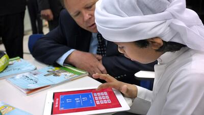 The tablet market across the Middle East, Africa and Turkey was worth US$3.94 million in the second quarter of this year. Delores Johnson / The National