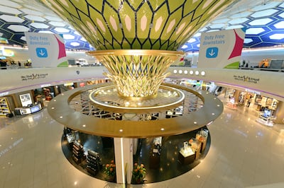 The ceiling in Abu Dhabi airport's original terminal. Photo: Abu Dhabi Airports