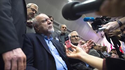 Iran’s oil minister Bijan Zangeneh wants to restore as much production as possible when international sanctions are lifted. Joe Klamar /AFP