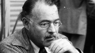 Novelist Ernest Hemingway (1899 - 1961). Getty Images