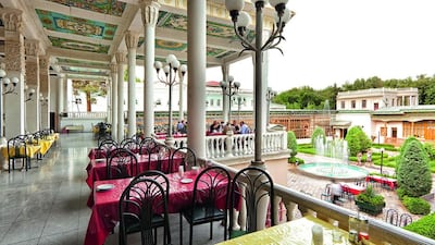 Eye-catching monuments and buildings, wide avenues and green spaces are all features of Dushanbe, the capital of Tajikistan. Michael Gallner / dpa / Corbis