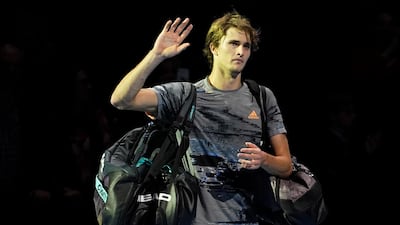 Zverev was beaten by Thiem at the ATP World Tour Finals in the last four clash. EPA