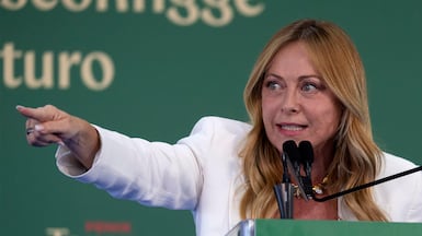 Italian Prime Minister Giorgia Meloni. EPA