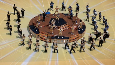 Performers during the closing ceremony. Reuters