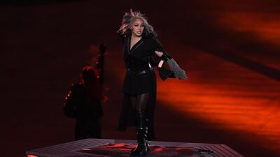 South Korean K-pop singer CL performs during the Closing Ceremony of the PyeongChang 2018 Winter Olympic Games at PyeongChang. David Ramos / Getty