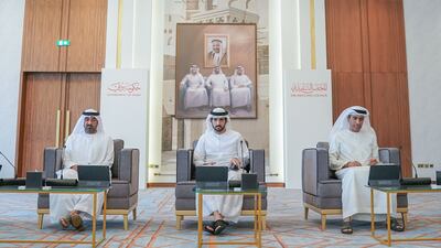 Sheikh Hamdan bin Mohammed, Crown Prince of Dubai and Chairman of The Executive Council of Dubai, approves the launch of the Venture Capital Fund for Startups to bolster and sustain startup projects in the emirate. All photos: Government of Dubai Media Office