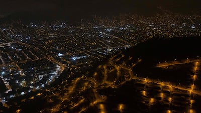 The San Juan de Lurigancho neighbourhood, on the outskirts of Lima. Growth in Peru's power sector is being driven by infrastructure development, mining and industrial growth. AFP