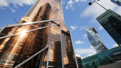 MERCURY CITY, MOSCOW, 338 metres: Once Europe’s tallest building when it was finished in 2013. Clad in copper coloured reflective glass, it was designed to collect melting snow for water use as an environmental measure. Andrey Rudakov/Bloomberg