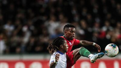 Portugal`s Nelson Semedo (R) in action against Luxembourg`s Gerson Rodrigues during the UEFA Euro 2020 qualifying round Group B soccer match between Portugal and Luxembourg at Alvalade stadium in Lisbon, Portugal. EPA