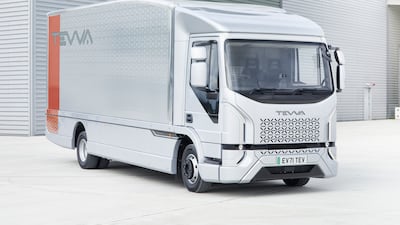 UPS, the world's largest package delivery company, is using 15 test model lorries from Tevva. Photo: Tevva