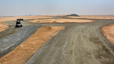 Tilal Properties meanwhile said it has completed the initial roadworks for the Tilal City development in Sharjah. Courtesy Tilal