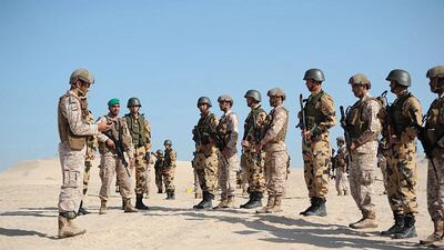 The UAE and Egyptian soldiers in a joint exercise last year. The UAE’s part in armed intervention against Houthis ‘is rooted in deep tribal and fraternal roots shared with many Yemenis’. Wam