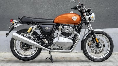 The brand has taken the old British charm of its original 700 Interceptor and revived it. Antonie Robertson / The National