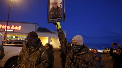 Action by the Pacific Patriots Network in Burns, Oregon, demonstrates the changing nature of the US. (Jim Urquhart / Reuters)