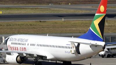South African Airways planes at the Johannesburg OR Tambo International airport in Johannesburg, South Africa. The carrier has been surviving on state handouts. Gianluigi Guerci / AFP