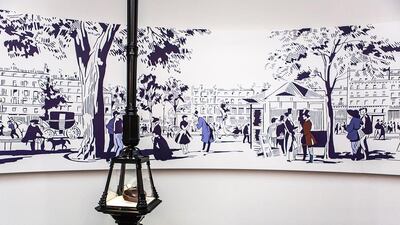 The Hermès Wanderland exhibition is inspired by the art of flânerie - wandering the streets and drinking in the details of everyday life. Courtesy Hermès