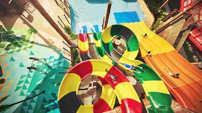 The new Yas Waterworld expansion is the latest phase of the park’s Lost City development. Photo: Yas Waterworld