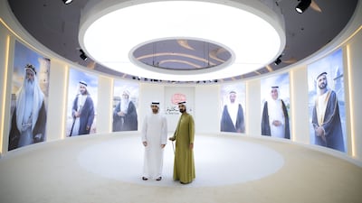 Sheikh Mohammed bin Rashid, Vice President and Ruler of Dubai, and Sheikh Hamdan bin Mohammed, Crown Prince of Dubai, Deputy Prime Minister and Minister of Defence, attend the launch of Al Maktoum Archives. All photos: Dubai Media Office