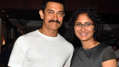 The Bollywood film actor Aamir Khan and his second wife, film director Kiran Rao, are now parents of a baby boy. AFP