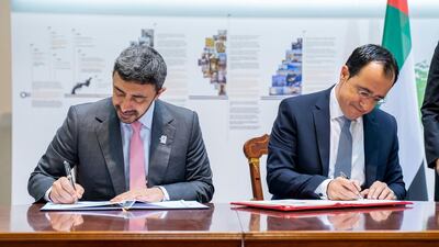 Sheikh Abdullah bin Zayed meets Cypriot Foreign Minister. WAM