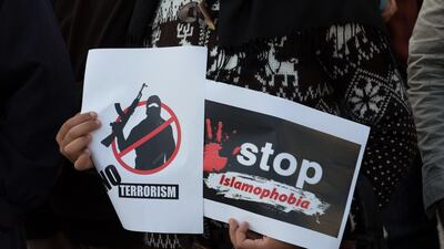 Muslims were victims in almost half of religious hate crimes recorded in England and Wales in 2018/19. EPA