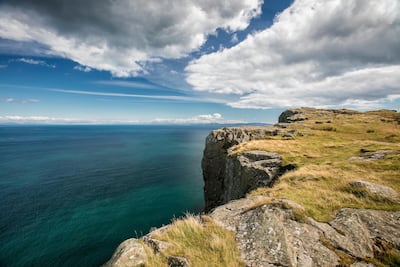Fair Head, which is known as the Dragonstone Cliffs in 'Game of Thrones'.