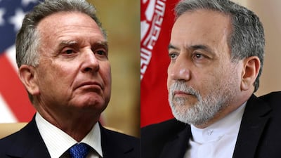 US Middle East envoy Steve Witkoff and Iran's Foreign Minister Abbas Araghchi. AFP