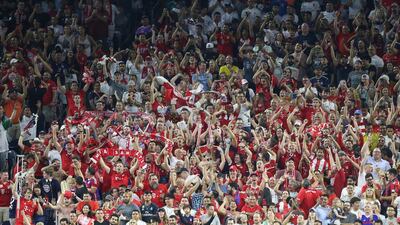 It was a good night to be a Bayern fan in Houston. Reuters